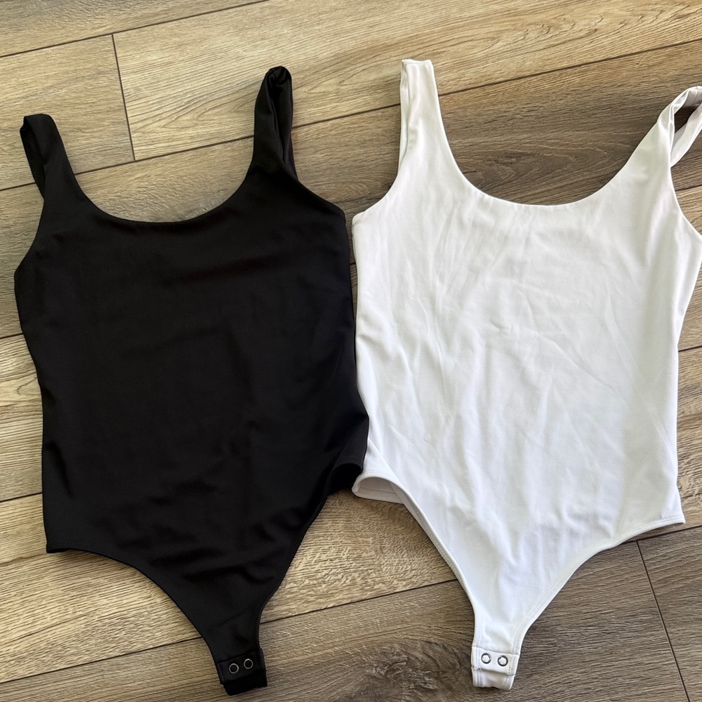 Express one-Piece Bodysuit size S- Black & White